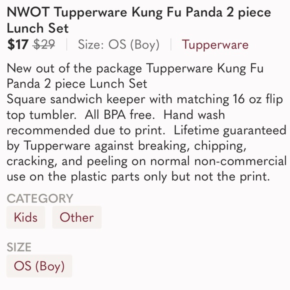 NWOT Tupperware Shop @patmaili - Picture 6 of 6